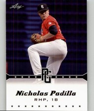 2013 Leaf Perfect Game Nicholas Padilla #187
