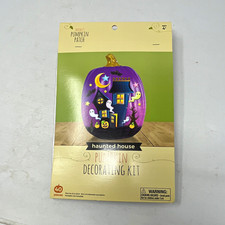Nicole's Pumpkin Patch Haunted House Pumpkin Decorating Kit 40 Pieces Ages 4 