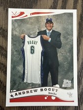 2005 Topps #221 Andrew Bogut Rookie Card Milwaukee Bucks. rookie card picture