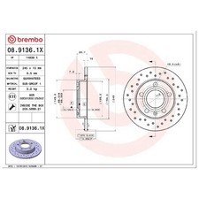 2x Bremsscheibe hinten für Seat Exeo 3R2 ST 3R5 | 26251356
