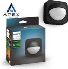 Philips Hue Outdoor Motion Sensor. Smart Lighting Accessory for 1 pack, Black