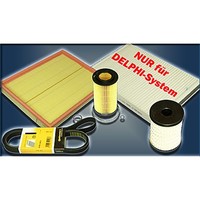 Inspektionskit Filter Satz Paket XXL Opel Astra G 2,0 Di 2,0 Dti 16V 82 101PS