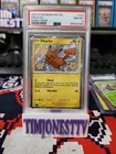 Pokemon TCG Shiny Pikachu Paldean Fates 131/91 English Full Art Graded PSA 8