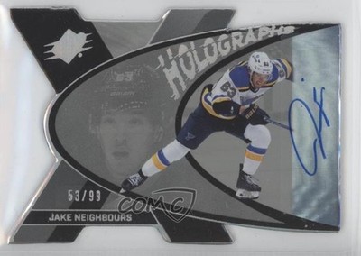 2023-24 SPx Holograph 53/99 Jake Neighbours #HG-JN Auto c6j