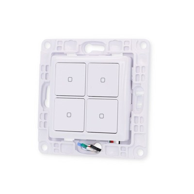 Shelly Wall Switch 4 Wandtaster, 4-fach, weiß (Shelly_WS_4_w)
