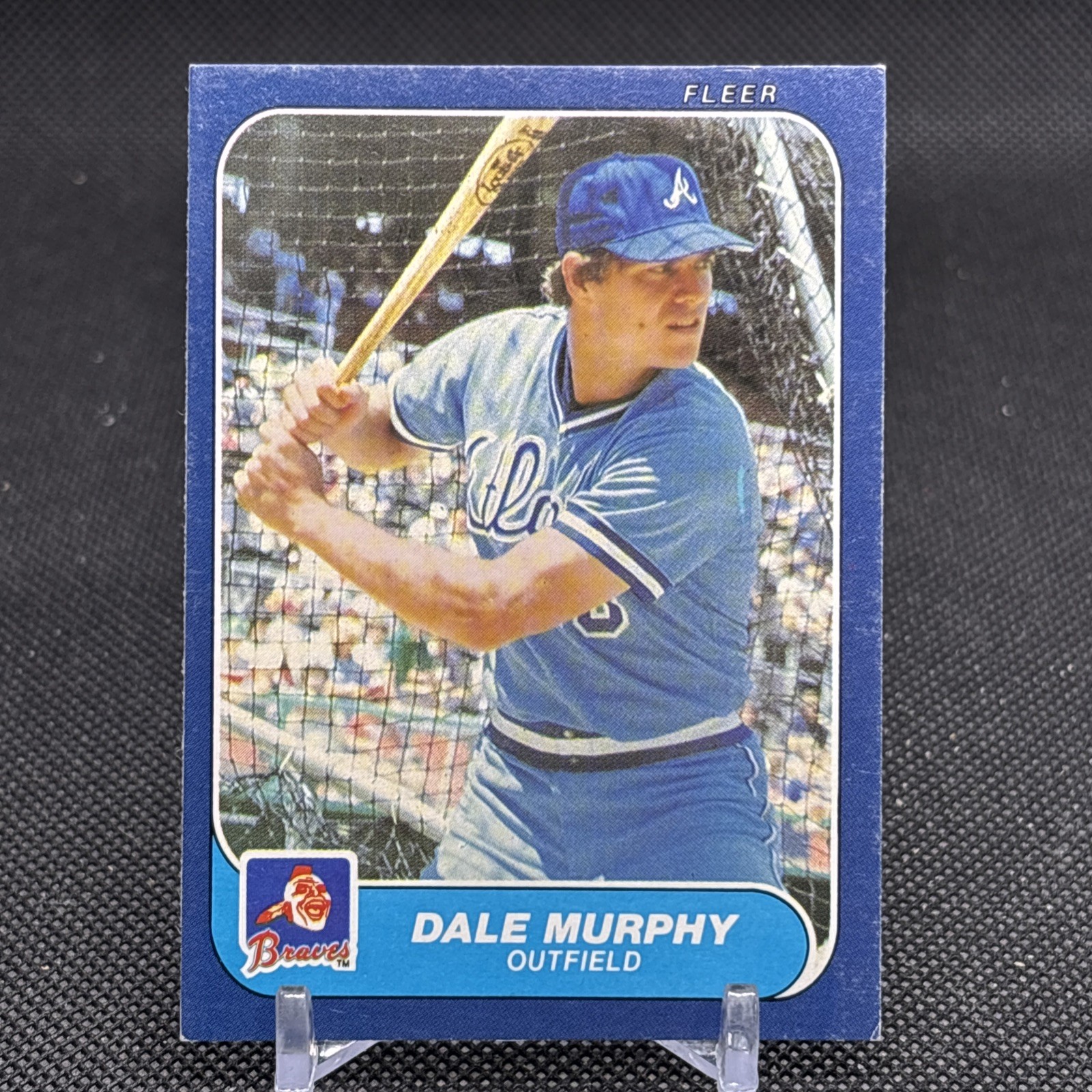 Dale Murphy #522 Baseball Cards 1986 Fleer trading card — raw and PSA graded price guide