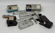 4 Minox Sub Miniature Cameras With Lots Of Accessories Bundle