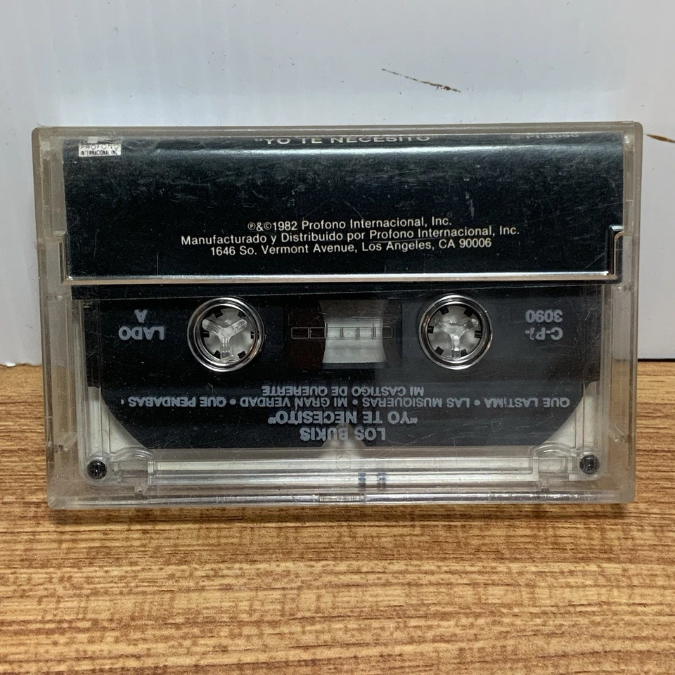Los Bukis: Yo Te Necesito Mexican Cassette 1992 Profono Records - Image 3 of 3