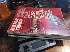 Lot Of 6 VINTAGE Motor Trend Car Magazines.  Readers. 1961-1967