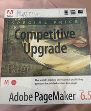 Adobe Page Maker 6.5 Plus 2 CDROM New