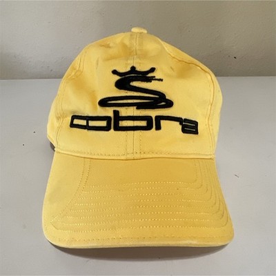 New Era Cobra Golf Hat Cap Yellow Black One Size Adjustable Sports Headwear