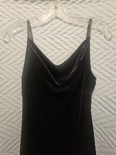 Vintage Ann Taylor LOFT Black Velvet Gown