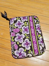 Vera Bradley Plum Petals Floral Tablet Book Padded Sleeve Case Holder New Nwot