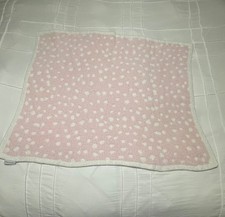 cupcakes and cashmere baby blanket pink and white polkadot 40x30