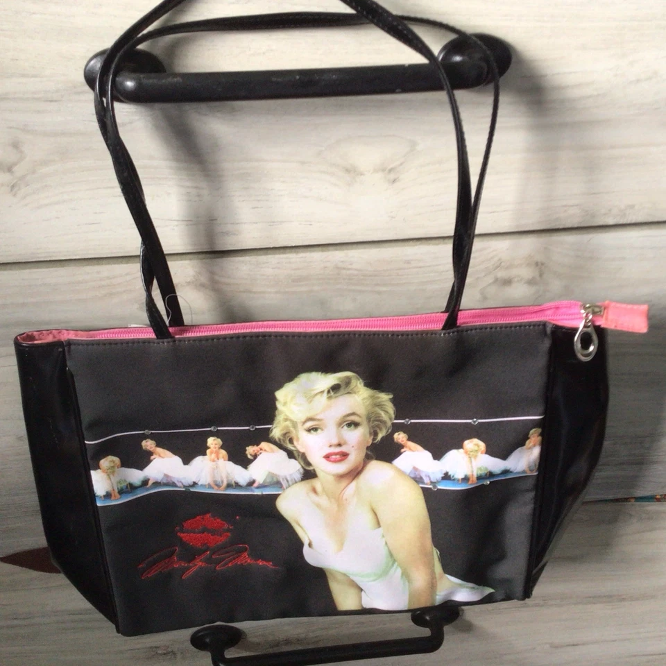 Cartera Marily Monroe Preciosa Cartera Negra Mediana Foto 2 de 4