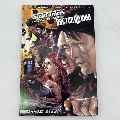 Star Trek Next Generation x Doctor Who Assimilation 2 HC Rare OOP IDW TNG