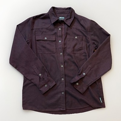 Outdoor Research Men s Long Sleeve Burgundy Button Down Size Large