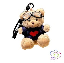 Amily Bear Keychains 8 Different Styles Matching Fluffy and Cute Teddy Bears