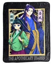 The Apothecary Diaries S1 Maomao and Jinshi Throw Blanket