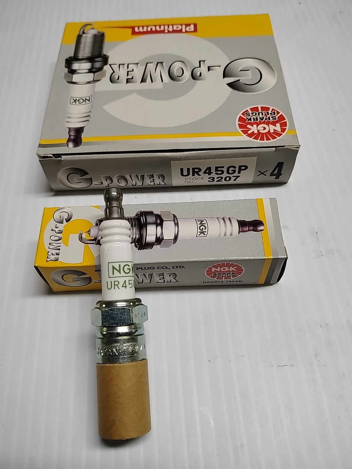 4Plugs NGK UR45GP/3207 G-POWER Platinum Spark Plugs