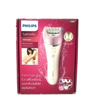 Philips BRE630/50 Satinelle Advanced Wet and Dry Epilator - White New Open Box