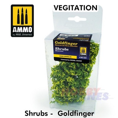 VEGITATION Sträucher GOLDFINGER Diorama Munition Mig Jimenez AMIG8391
