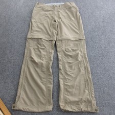 Mountain Hardwear Convertible Pants Womens 8 Khaki Zip Off Hiking Nylon Regular