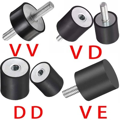 MARKENLOS VV/VD/VE/DD-Typ Gummipuffer Schwingungsdämpfer Gummilager M3/M4/M5/M6/M8/M10/M12
