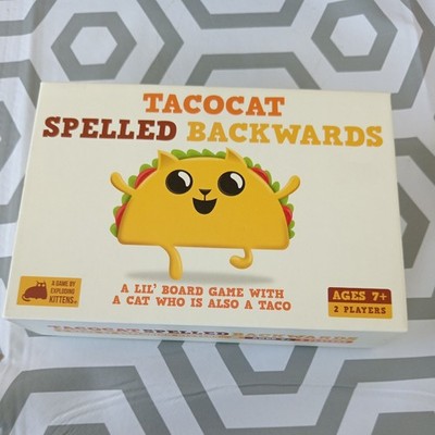 Tacocat rückwärts buchstabiert | Kartenspiel von Exploding Kittens | Kostenloser Versand im Vereinigten Königreich