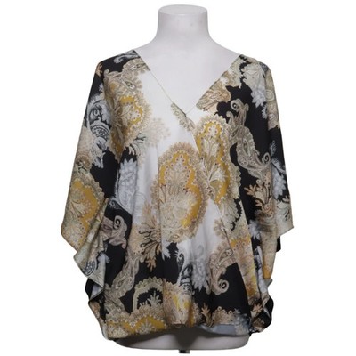 Wallis Petite, Top, Größe: 44/46, Schwarz/Beige/Mehrfarbig #BaD
