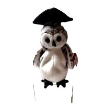 Wiser The Graduation Owl Birth Date June 4, 1999 Collectible Ty Beanie Baby