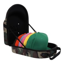 Lids Hat Travel Case Baseball Cap Carrier for 6 Hats, Durable Camo Exterior...