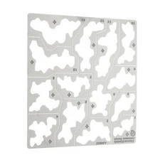 1/35 1/100 Stainless Steel Hollow Forest Camouflage Template Spray Craft Tool