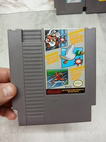 Super Mario Bros. 1/Duck Hunt/ World , 2, 3, & Dr. Mario NES Lot- Tested & Works