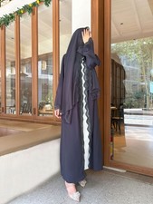 Dubai Women Muslim Open Abaya Cardigan Long Robes Turkey Kimono Islamic Dresses