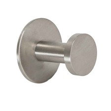 TRIMCO 3072 622 Black Coat Hook SS Heavy-Duty Entryway Hook for Coats & Bags