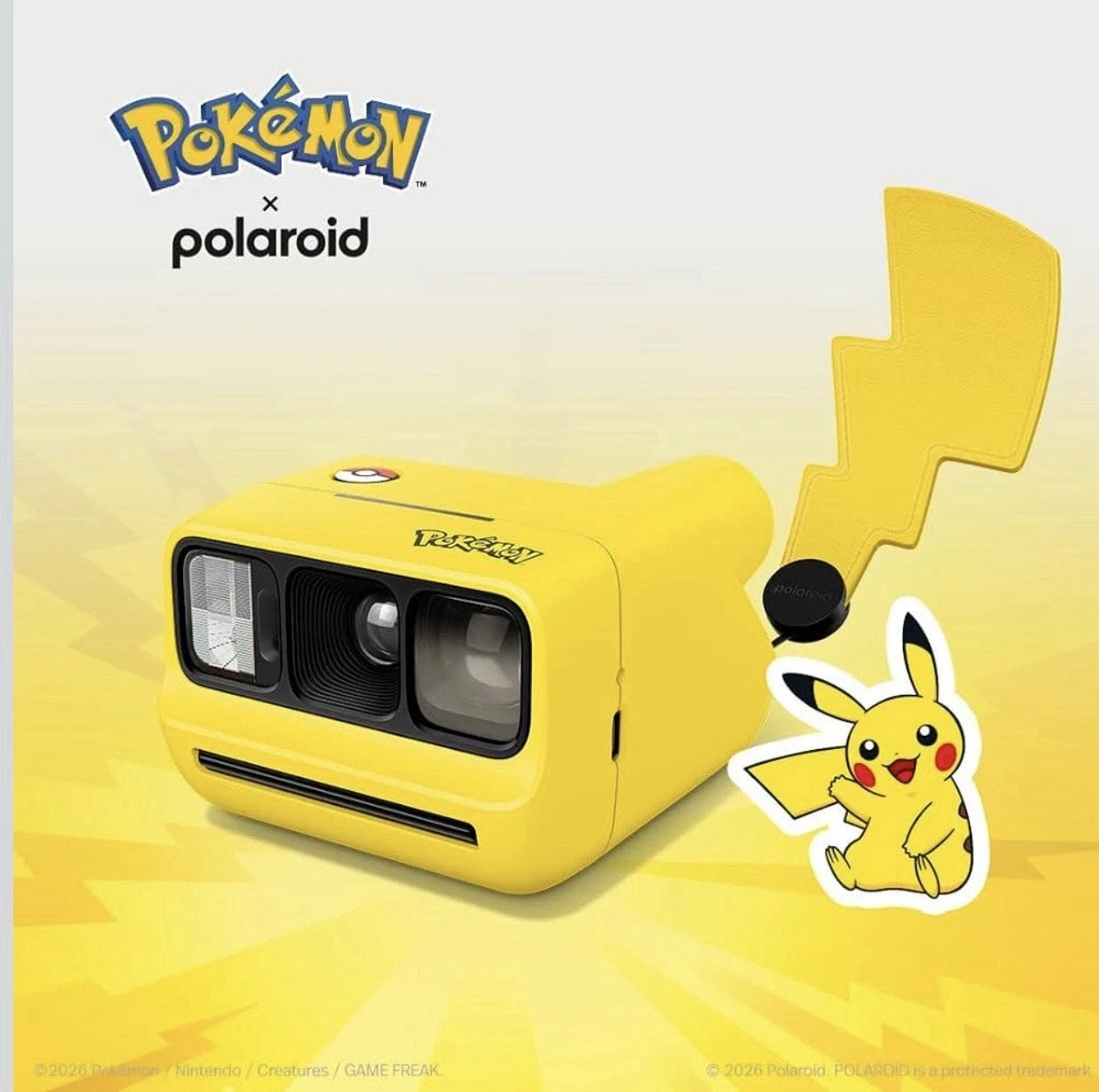 Polaroid Go Gen3 Mini Instant Camera - Pokémon Pikachu Edition (9209) PRE ORDER