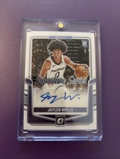 2024-25 Panini Donruss Optic - Signature Series Jaylen Wells, Jaylen Wells...