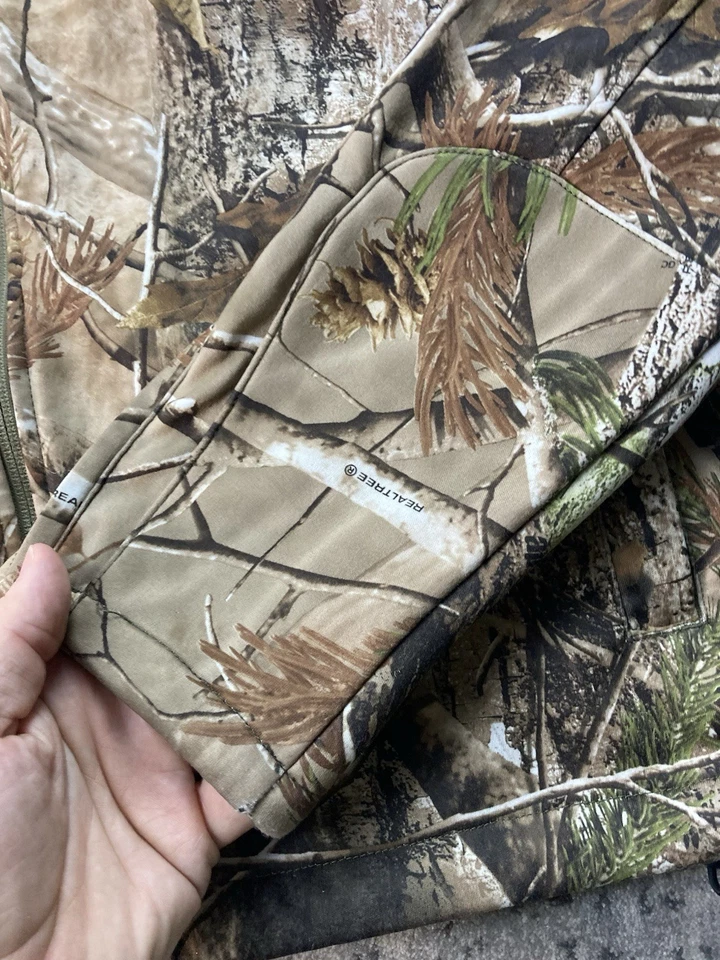 Scent Lok 夹克迷彩 Realtree ap hd 全拉链男式 L 白尾精英狩猎 — 第 4/4 张图片