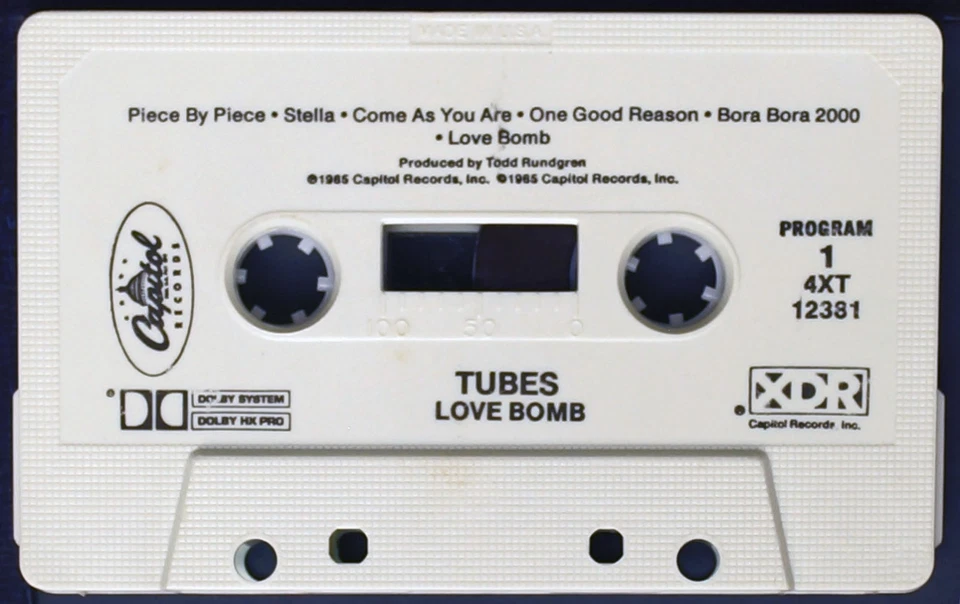 The Tubes - Love Bomb - MC Cassette [MCFx12 033] USA - Imagem 3 de 4