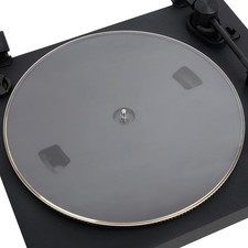 Acrylic Turntable Mat, 12" Clear Platter Slipmat for Record Vinyl Player, Hig...