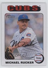2024 Topps Heritage White Border Michael Rucker #125 4z8