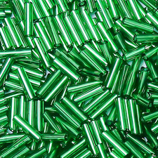 4200Pcs Glass Bugle Beads, Mini Long Tube Seed Beads Bulk, Tiny Small Loose Spac