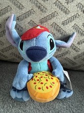 NEW Disney Store Stitch Alien Pizza 626 Delivery Mini Bean Bag Stuffed Plush