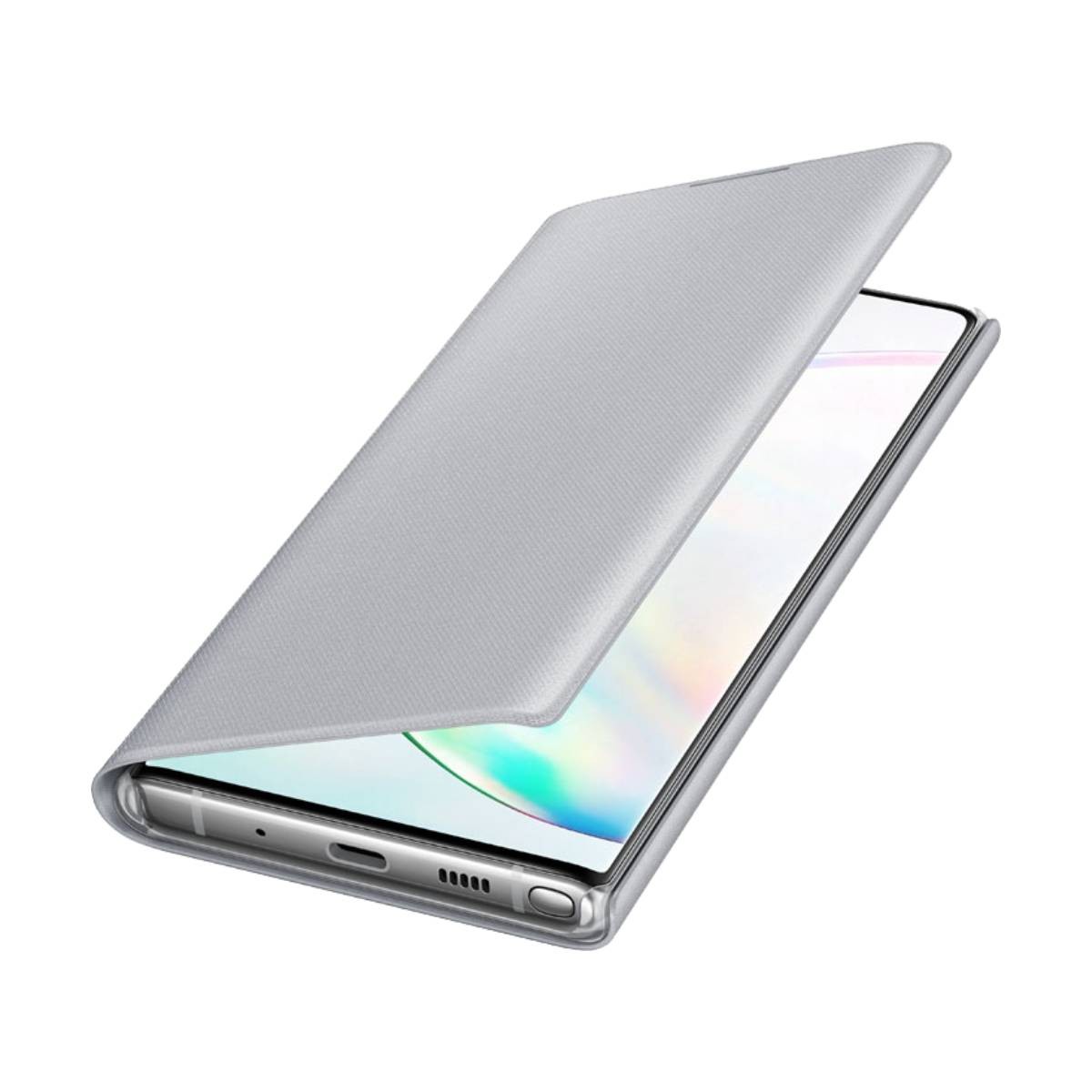 Housse folio LED Galaxy Note10 N970 protection intégrale à clapet