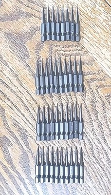 Proto. Torx Bits. 60602 T7. 2'' Length. USA Made. Lot Of 38. Free Shipping In USA