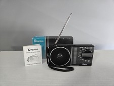 Kingston 838 FM/AM Portable Radio - Original Box and Instructions Included