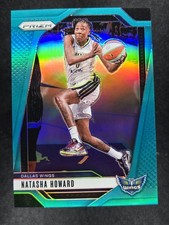 2024 Panini Prizm WNBA #130 Natasha Howard Teal Prizms #/49 SN Dallas Wings