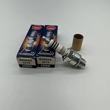 2 x GENUINE NGK BR6HIX IRDIUM SPARK PLUG - UPGRADE FROM B6HS/BR6HS - No. 3419