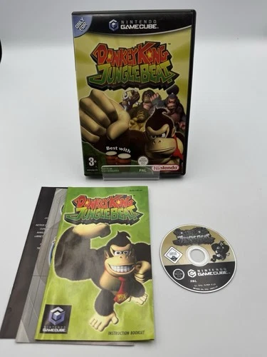 Donkey Kong Jungle Beat Nintendo GameCube PAL Complete With Manual